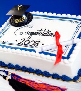 giant eagle graduatuation cake