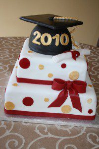 market basket graduation cake