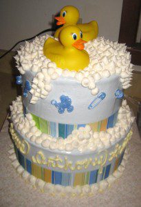 baby shower baskin robbins cake