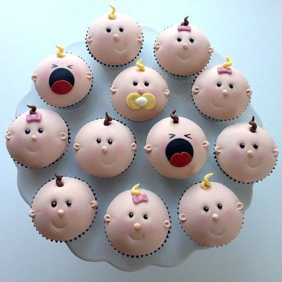 Imagine These Cupcakes At Your Next Baby Shower…