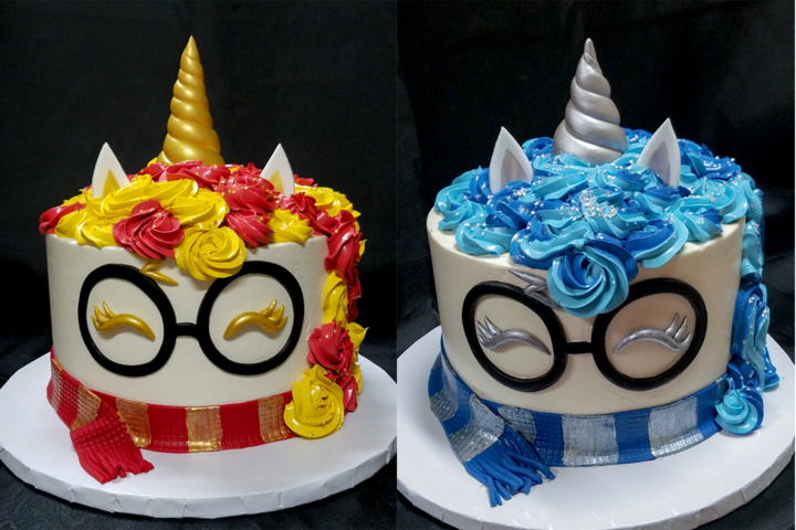 unicorn and harry potter design 