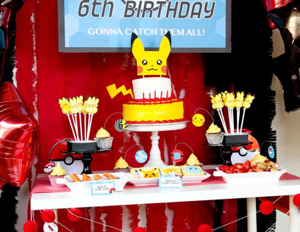 Pokémon-Themed Birthday Party to Impress the Ages